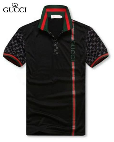 camisa gucci preta|authentic gucci polo shirts.